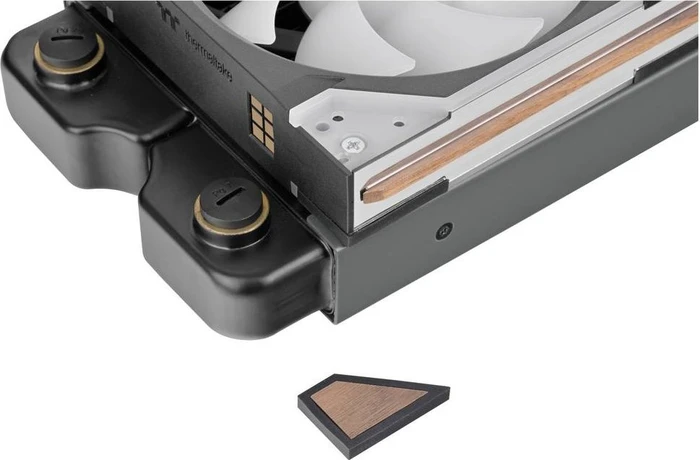Thermaltake SWAFAN 120 EX INFINITY ARGB Sync Wood Edition, braun, 124mm, 3er-Pack