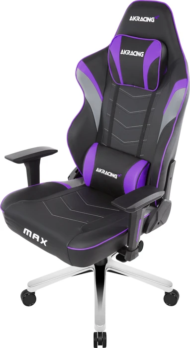 AKRacing Master Max Gamingstuhl, schwarz/grau/violett