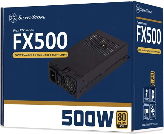 SilverStone FX500-G Gold 500W, Flex-ATX 2.4