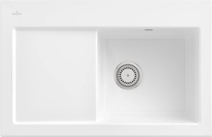 Villeroy & Boch Subway 45 Einbau Becken rechts weiß alpin
