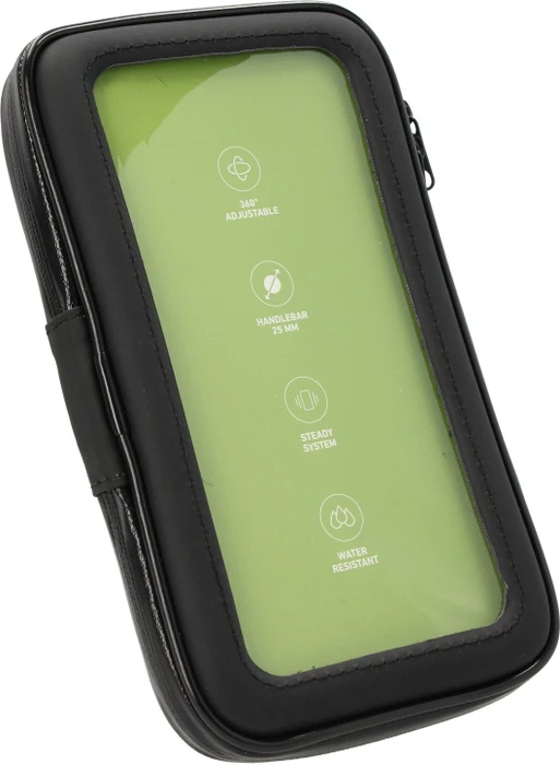 SBS Mobile Rain-resistant Mobile Phone Holder for Bicycles/Scooters schwarz