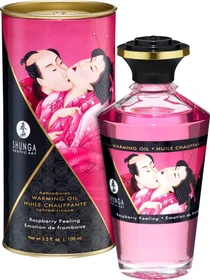 Shunga Aphrodisiac Warming Oil Massageöl Raspberry Feeling,    100ml