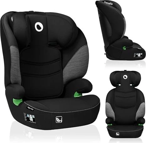 Lionelo Lars i-Size black grey
