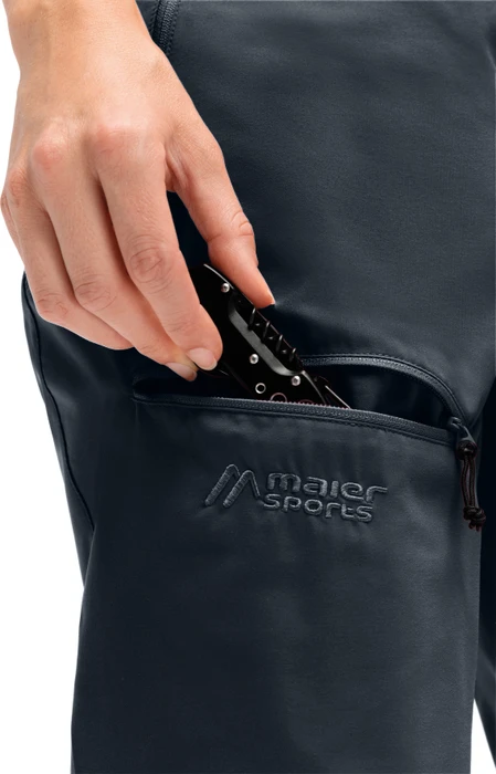 Maier Sports Lulaka Capri Loop Hose 3/4 graphite (Damen)