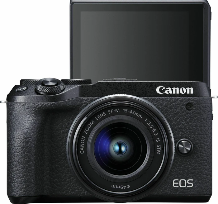 Canon EOS M6 Mark II mit Objektiv EF-M 15-45mm 3.5-6.3 IS STM