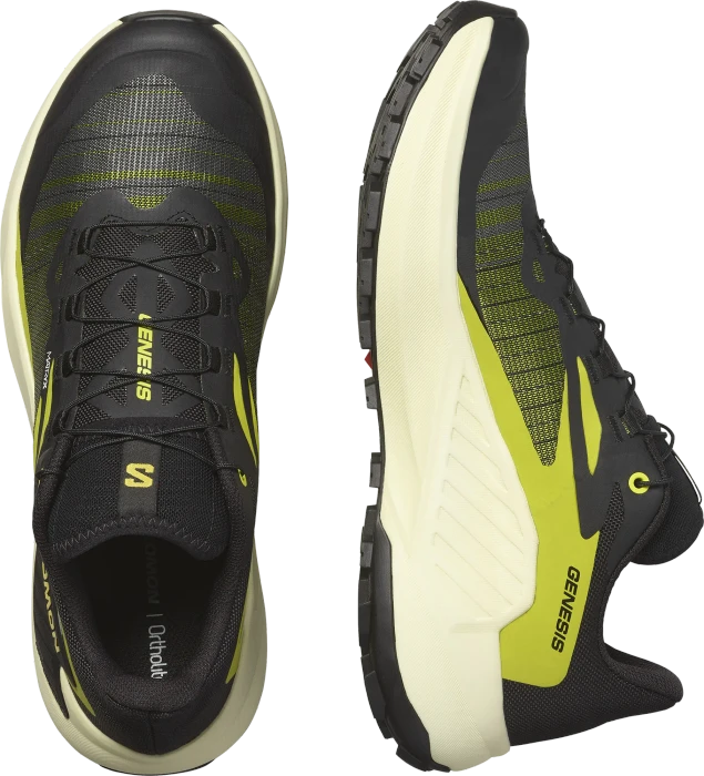 Salomon Genesis black/sulphur spring/transparent yellow (Herren)