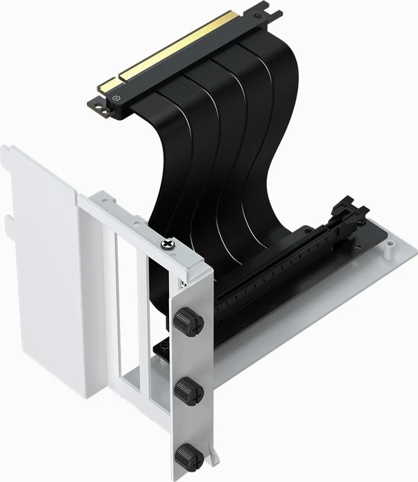 APNX Vertical GPU Holder Kit 1, für APNX C1, gewinkelt, PCIe 5.0, 150mm, weiß