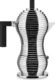 Alessi Pulcina 6 Tassen Espressokanne schwarz