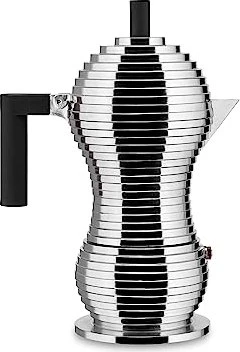 Alessi Pulcina 6 Tassen Espressokanne schwarz