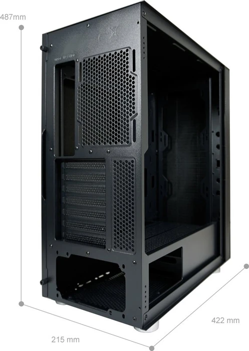 LC-Power 8000B, schwarz, schallgedämmt