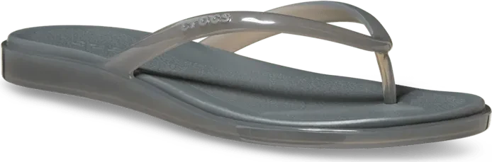 Crocs Miami Round Toe Jelly Flip carbon jelly (Damen)