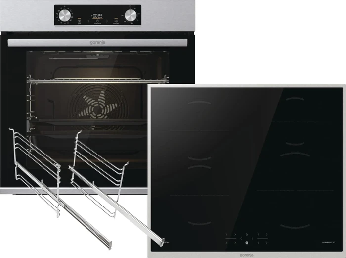Gorenje Set Black Pepper SIX (BOS6737E13X + IT640BX) Backofen-Set