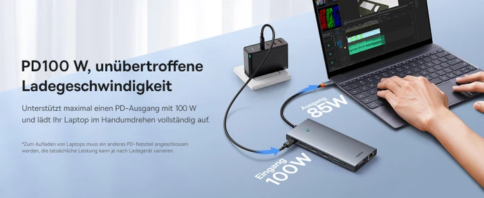 Baseus PortalJoy 13-in-1 Multiport-Adapter, USB-C 3.1 [Stecker]