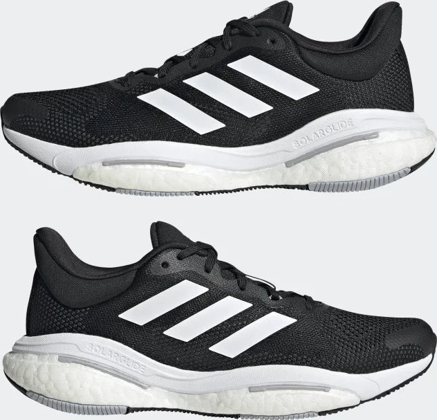 adidas Solar Glide 5 core black/cloud white/grey six (Damen)