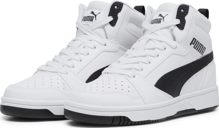 Puma Rebound V6 Mid puma white/puma black (Junior)