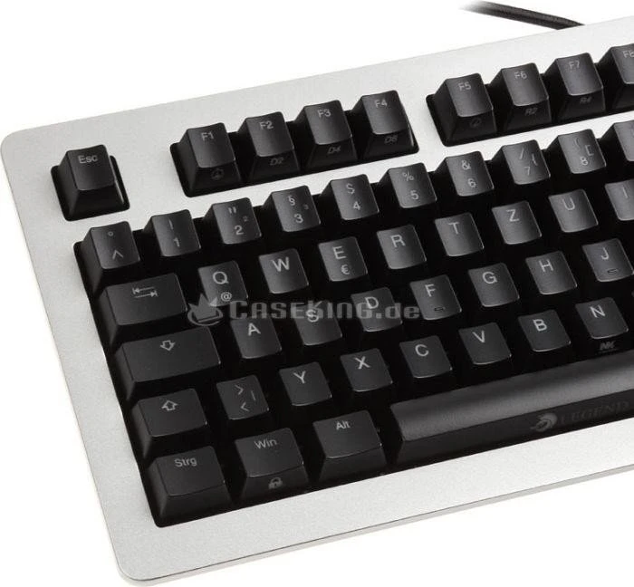Ducky Legend DK1408S silber, LEDs blau, MX RED, USB, DE