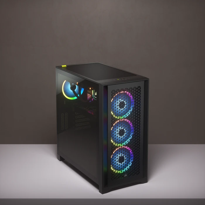 Corsair 4000D Airflow, schwarz, Glasfenster