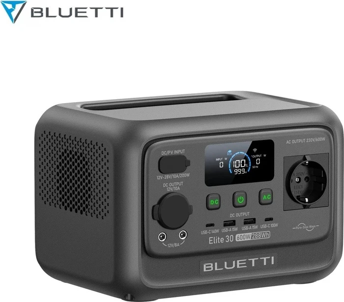 Bluetti Elite 30 V2 Solargenerator, 288Wh
