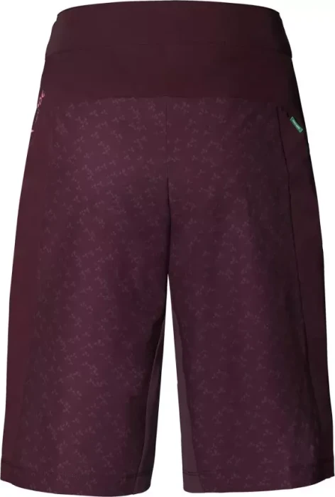 Vaude Ledro Print Shorts Fahrradhose kurz cassis (Damen)