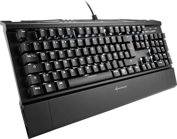 Sharkoon Skiller Mech SGK1, LEDs weiß, Kailh BLUE, USB, DE