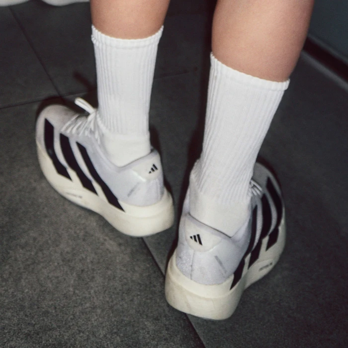 adidas Adizero Evo SL cloud white/core black (Damen)