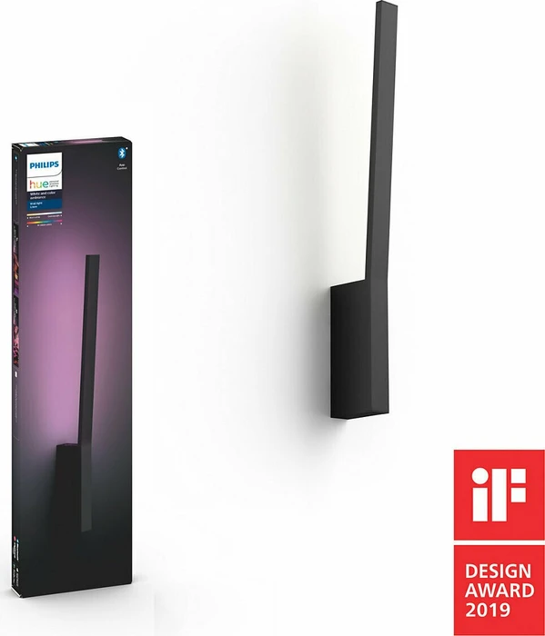 Philips Hue White and Color Ambiance Liane Wandleuchte schwarz