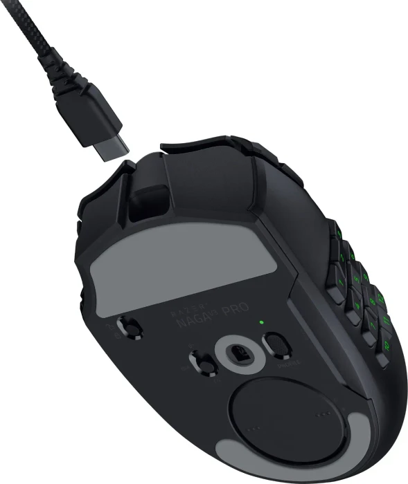 Razer Naga V3 Pro Wireless, schwarz, USB/Bluetooth