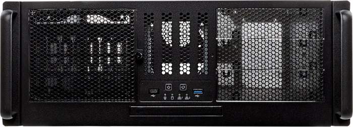 Unykach UK 4329, schwarz/grau, 4HE, ATX