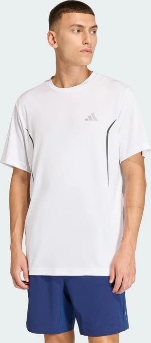 adidas Tech Apparel Funktionsshirt kurzarm white/reflective silver (Herren)