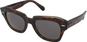 Ray-Ban RB2186 State Street 52mm tortoise/dark grey classic