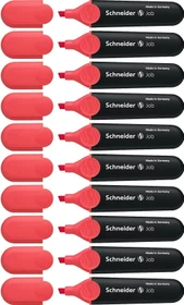 Schneider Job Textmarker rot, 10er-Pack