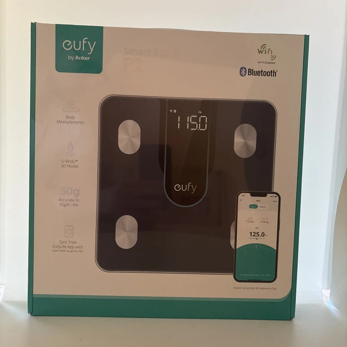 eufy Smart Scale P2 digitale Körperanalysewaage schwarz