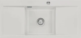 systemceram Mera Middle F Einbau Becken rechts mit Ablauffernbedienung alu