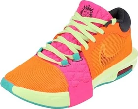 Nike LeBron Witness 8 total orange/laser fuchsia/vapor green/thunder blue