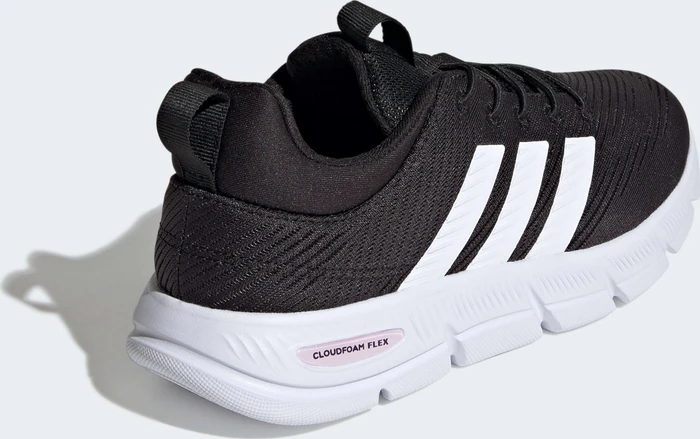 adidas Cloudfoam Flex Elastic Laces core black/zero metalic/almost pink (Damen)