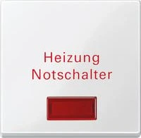 Merten System M Wippe Thermoplast brillant, polarweiß