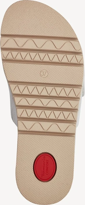 Tamaris Lederpantolette weiß (Damen)