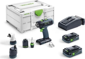 Festool T 18+3 HPC 4.0 I-Set Akku-Bohrschrauber inkl. Systainer + 2 Akkus 4.0Ah
