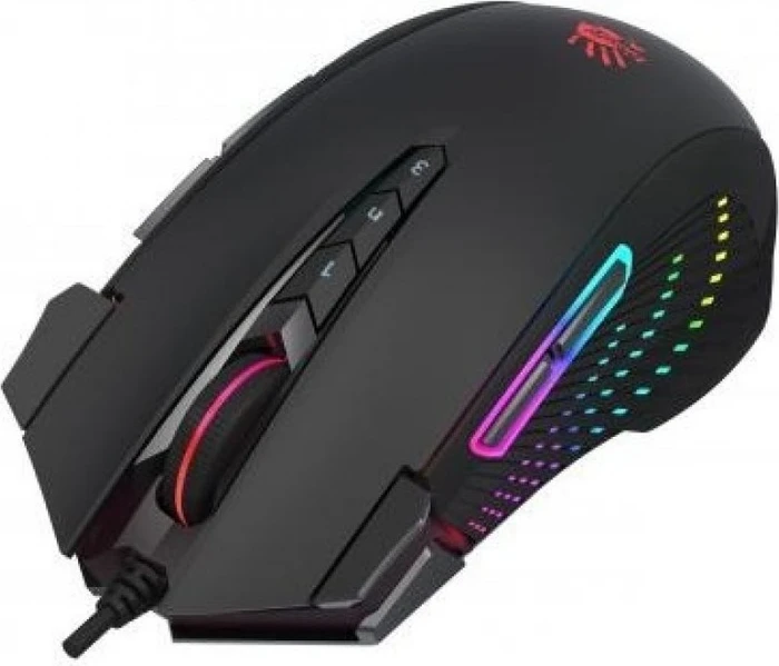 A4Tech Bloody J90S 2-Fire RGB Animation Gaming Mouse schwarz, USB