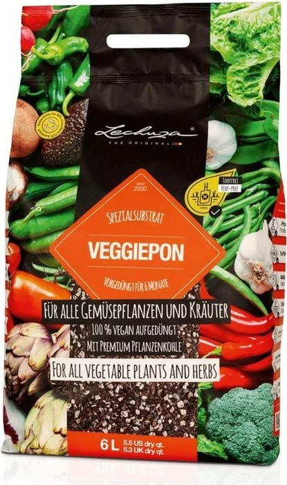 Lechuza VeggiePON Gemüse-Pflanzsubstrat, 6l