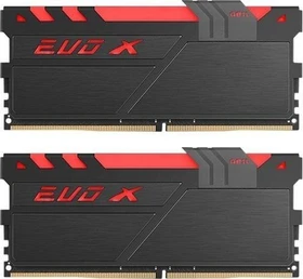 GeIL EVO X AMD Edition schwarz/grau UDIMM 16GB Kit, DDR4-3000, CL16-16-16-36