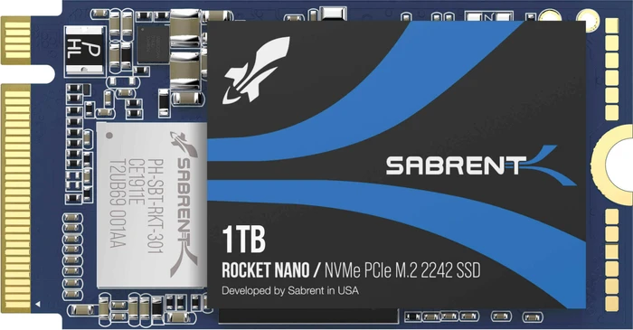Sabrent Rocket Nano 1TB, M.2 2242 / M-Key / PCIe 3.1 x4