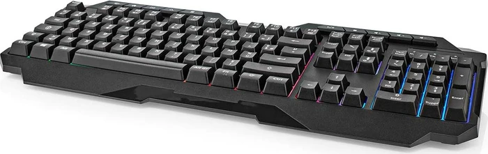 Nedis Gaming Tastatur, LEDs RGB, schwarz, USB, FR