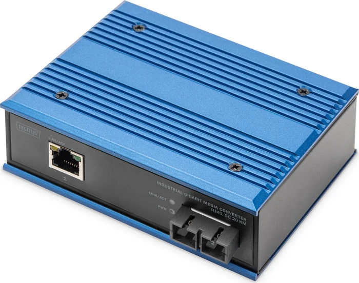 Digitus Industrial, RJ-45, SC-Duplex SM 20km