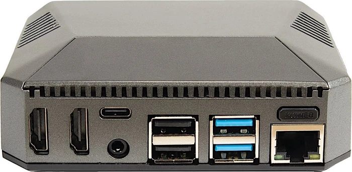 Inter-Tech ODS-727 Case für Raspberry Pi 4, schwarz