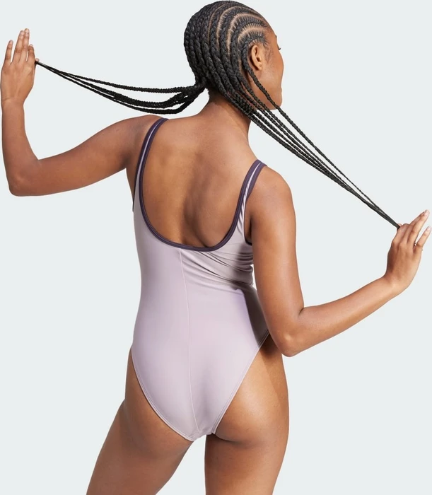 adidas Sportswear U-Back Badeanzug preloved fig/aurora black (Damen)