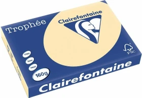 Clairefontaine Trophée Universalpapier matt chamois, A3, 160g/m², 250 Blatt