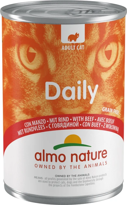 almo nature Daily Cats 400, mit Rind, 400g