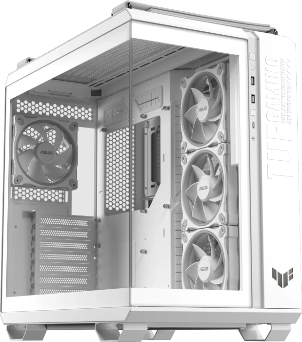 ASUS TUF Gaming GT502 Horizon TG ARGB White, Glasfenster