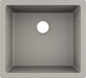Hansgrohe S51 S510-U450 450 Unterbau Becken mittig betongrau